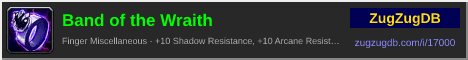 Band of the Wraith: forum signature banner