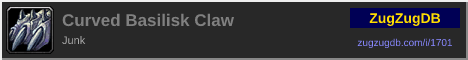 Curved Basilisk Claw: forum signature banner