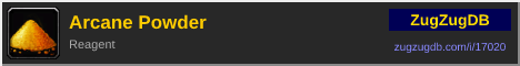 Arcane Powder: forum signature banner