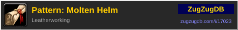 Pattern: Molten Helm: forum signature banner