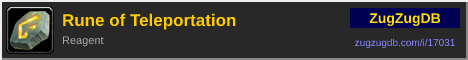Rune of Teleportation: forum signature banner