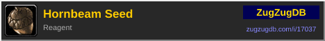 Hornbeam Seed: forum signature banner