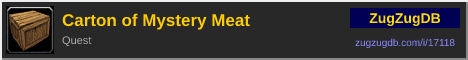 Carton of Mystery Meat: forum signature banner