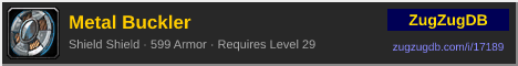Metal Buckler: forum signature banner