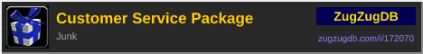 Customer Service Package: forum signature banner
