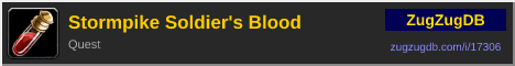 Stormpike Soldier's Blood: forum signature banner
