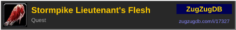Stormpike Lieutenant's Flesh: forum signature banner