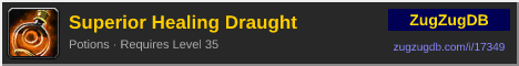 Superior Healing Draught: forum signature banner