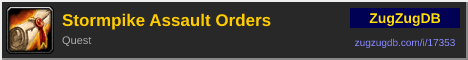 Stormpike Assault Orders: forum signature banner