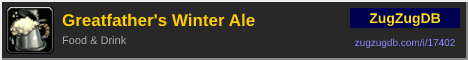 Greatfather's Winter Ale: forum signature banner