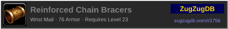 Reinforced Chain Bracers: forum signature banner