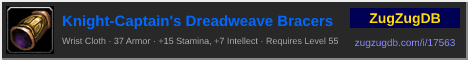 Knight-Captain's Dreadweave Bracers: forum signature banner