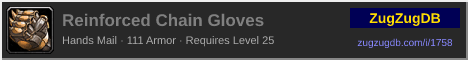 Reinforced Chain Gloves: forum signature banner