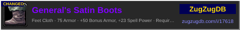 General's Satin Boots: forum signature banner