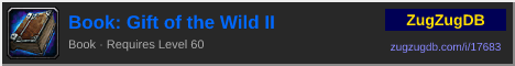 Book: Gift of the Wild II: forum signature banner