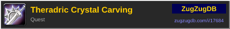 Theradric Crystal Carving: forum signature banner