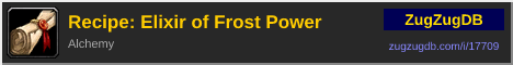 Recipe: Elixir of Frost Power: forum signature banner