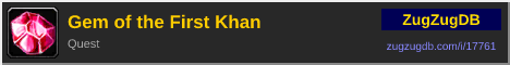 Gem of the First Khan: forum signature banner