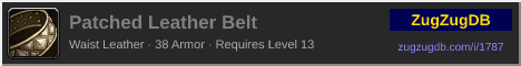 Patched Leather Belt: forum signature banner