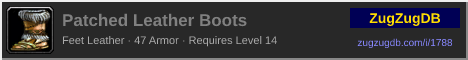Patched Leather Boots: forum signature banner