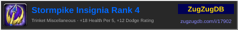 Stormpike Insignia Rank 4: forum signature banner