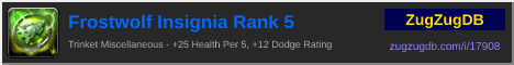 Frostwolf Insignia Rank 5: forum signature banner
