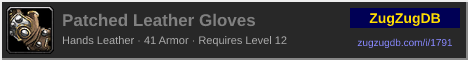 Patched Leather Gloves: forum signature banner