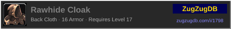 Rawhide Cloak: forum signature banner