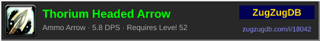 Thorium Headed Arrow: forum signature banner