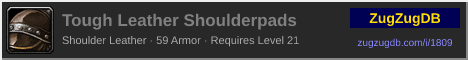 Tough Leather Shoulderpads: forum signature banner