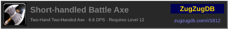 Short-handled Battle Axe: forum signature banner