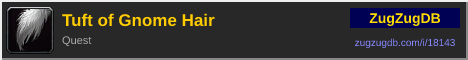 Tuft of Gnome Hair: forum signature banner