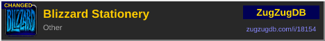 Blizzard Stationery: forum signature banner