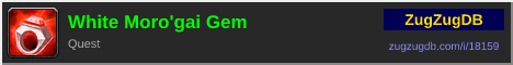 White Moro'gai Gem: forum signature banner