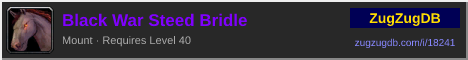 Black War Steed Bridle: forum signature banner