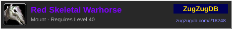 Red Skeletal Warhorse: forum signature banner