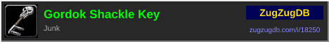 Gordok Shackle Key: forum signature banner