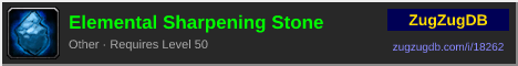 Elemental Sharpening Stone: forum signature banner