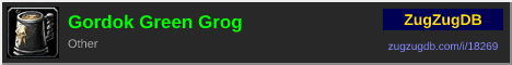 Gordok Green Grog: forum signature banner