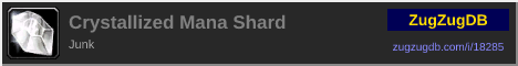 Crystallized Mana Shard: forum signature banner