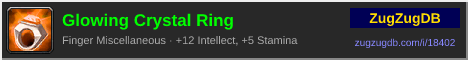 Glowing Crystal Ring: forum signature banner
