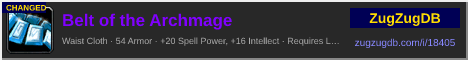 Belt of the Archmage: forum signature banner