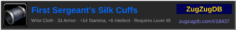 First Sergeant's Silk Cuffs: forum signature banner