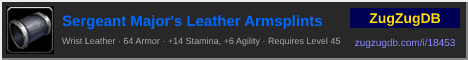 Sergeant Major's Leather Armsplints: forum signature banner