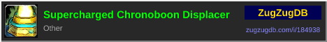 Supercharged Chronoboon Displacer: forum signature banner