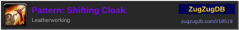 Pattern: Shifting Cloak: forum signature banner