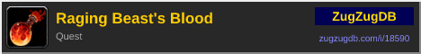 Raging Beast's Blood: forum signature banner