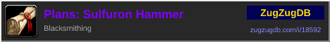 Plans: Sulfuron Hammer: forum signature banner