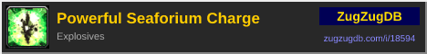 Powerful Seaforium Charge: forum signature banner
