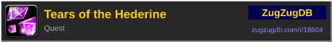 Tears of the Hederine: forum signature banner
